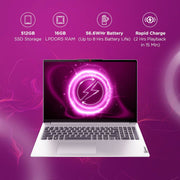 LENOVO IDEAPAD SLIM 5 83BG000DIN [CI5 - 12450H 12TH GEN/16GB/512GB SSD/WIN11 HOME+MSO/16.0 INCH/INTEGRATED GRAPHICS /1 YEAR(S)/GREY] - SWIFT PERIPHERALS1087102