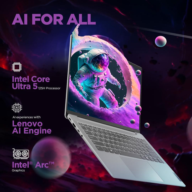LENOVO IDEAPAD SLIM 5 83DA008VIN [ULTRA5 - 125H/16GB/1TB SSD/WIN11 HOME+MS24/14.0"/INTEGRATED GRAPHICS/1 YEAR(S)/GREY] - SWIFT PERIPHERALS1095991