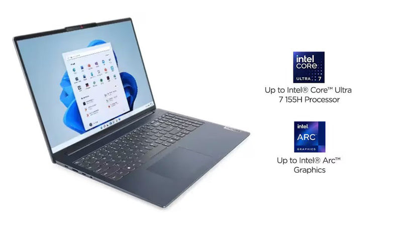 LENOVO IDEAPAD SLIM 5 83DC008VIN [ULTRA7 - 155H 14TH GEN/16GB/1TB SSD/WIN11 HOME+MSO/16.0 INCH/INTEGRATED GRAPHICS /1 YEAR(S)/GREY] - SWIFT PERIPHERALS1090764