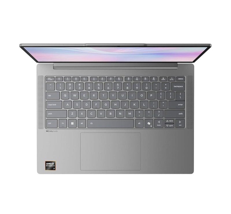LENOVO IDEAPAD SLIM 5 AMD RYZEN AI 7 350, COPILOT+ AI PC(24GB RAM/1TB SSD/14(35.5CM) WUXGA OLED/AI NOW/50TOPS/WIN 11/OFFICE HOME 2024/BACKLIT KEYBOARD/1YR ADP FREE/GREY/1.4KG), 83HX001NIN AI LAPTOP - SWIFT PERIPHERALS1093548