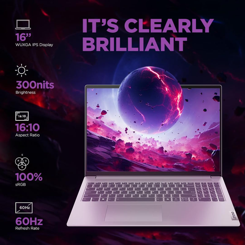 LENOVO IDEAPAD SLIM 5 INTEL CORE ULTRA 5 125H BUILT - IN AI 16 INCH (40.6CM) WUXGA - IPS 300NITS THIN & LIGHT LAPTOP (16GB/1TB SSD/WIN 11/OFFICE 21/FHD+IR CAMERA/ALEXA/3 MON GAMEPASS/GREY/1.8KG), 83DC0003IN - SWIFT PERIPHERALSLenovo087
