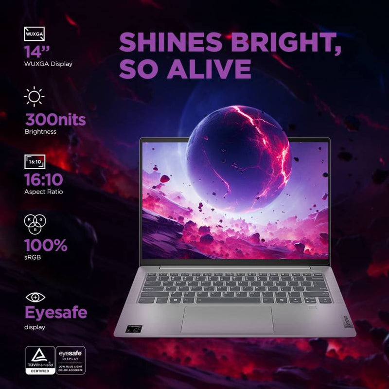 LENOVO IDEAPAD SLIM 5X 83HL0035IN [SD - X1P - 42 - 100 SNAPDRAGON X PLUS/16GB/1TB SSD/WIN11 HOME+MSO/14.0 INCH/INTEGRATED GRAPHICS /1 YEAR(S)/GREY] - SWIFT PERIPHERALS1090918