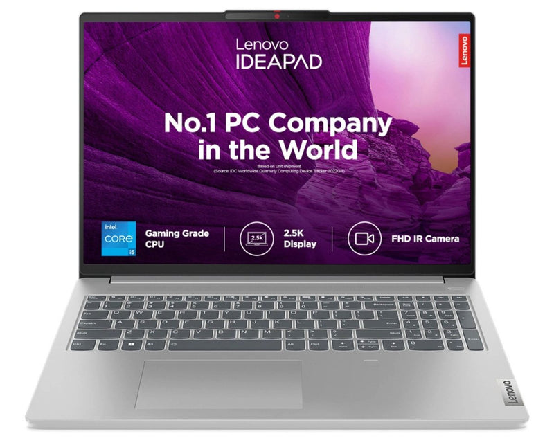 LENOVO IP SLIM 5 82XF0077IN [CI5 - 13500H 13TH GEN/16GB/1TB SSD/WIN11 HOME+MSO/16.0 INCH/INTEGRATED GRAPHICS /1 YEAR(S)/GREY] - SWIFT PERIPHERALS1086330