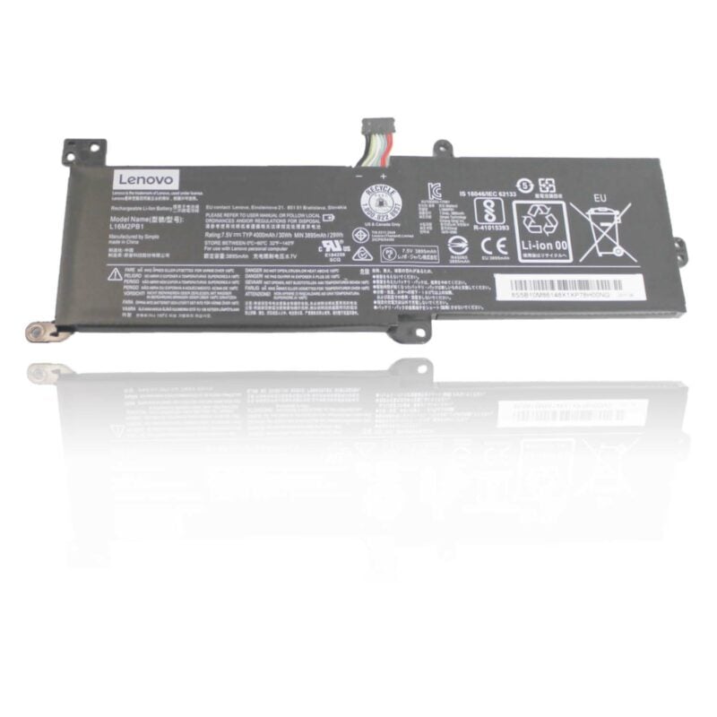 Lenovo L16L2PB2 Original OEM 30Whr 4000mAh 7.4V 2 Cell Laptop Battery for Select Lenovo Laptops - SWIFT PERIPHERALSL16L2PB2-OEM