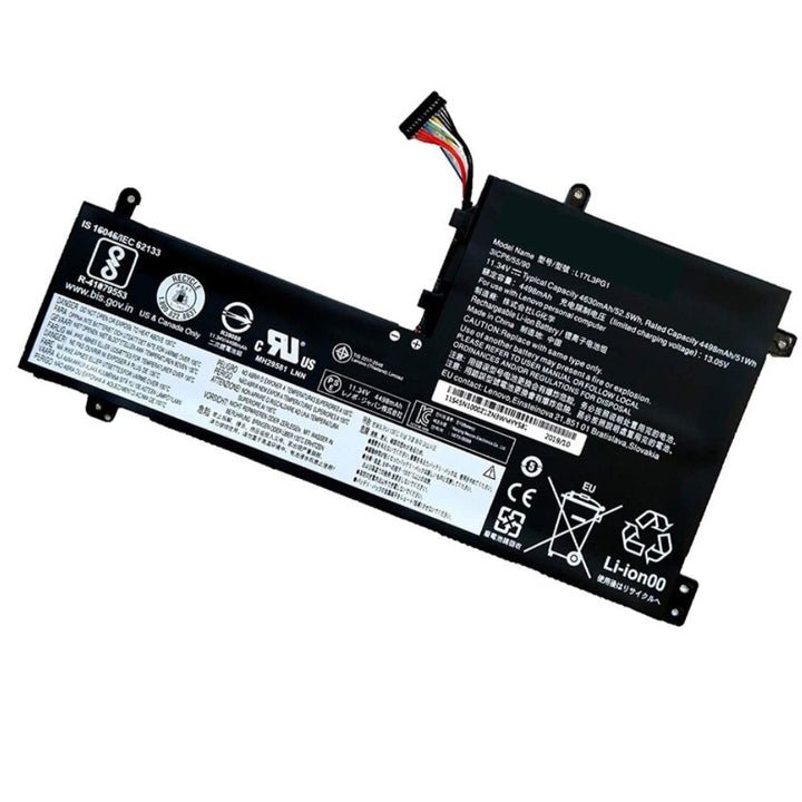 Lenovo L17L3PG1 Original OEM 52.5Whr 4630mAh 11.34V 6 Cell Laptop Battery for Select Lenovo Laptops - SWIFT PERIPHERALSL17L3PG1-OEM