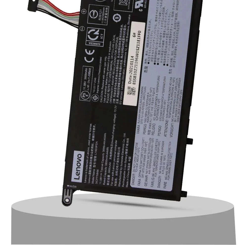 Lenovo L19D3PDA Original OEM 45Whr 3800mAh 11.58V 3 Cell Laptop Battery - SWIFT PERIPHERALSL19D3PDA-OEM