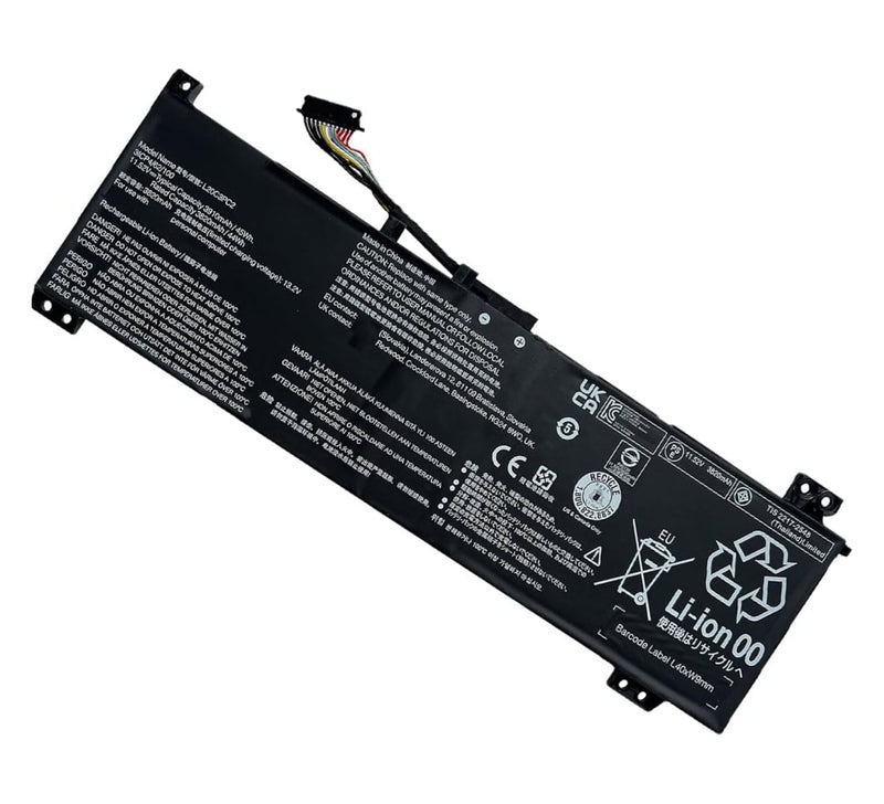 Lenovo L20C3PC2 Original OEM 45Whr 3910mAh 11.52V 3 Cell Laptop Battery for Select Lenovo Laptops - SWIFT PERIPHERALSL20C3PC2-OEM