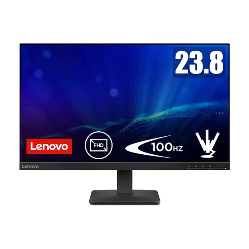 Lenovo L24 ‑ 4e 23.8″ 100 Hz FHD IPS Borderless Monitor HDMI/VGA Tilt Stand - SWIFT PERIPHERALSL24-4e