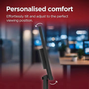 Lenovo L24 ‑ 4e 23.8″ 100 Hz FHD IPS Borderless Monitor HDMI/VGA Tilt Stand - SWIFT PERIPHERALSL24-4e