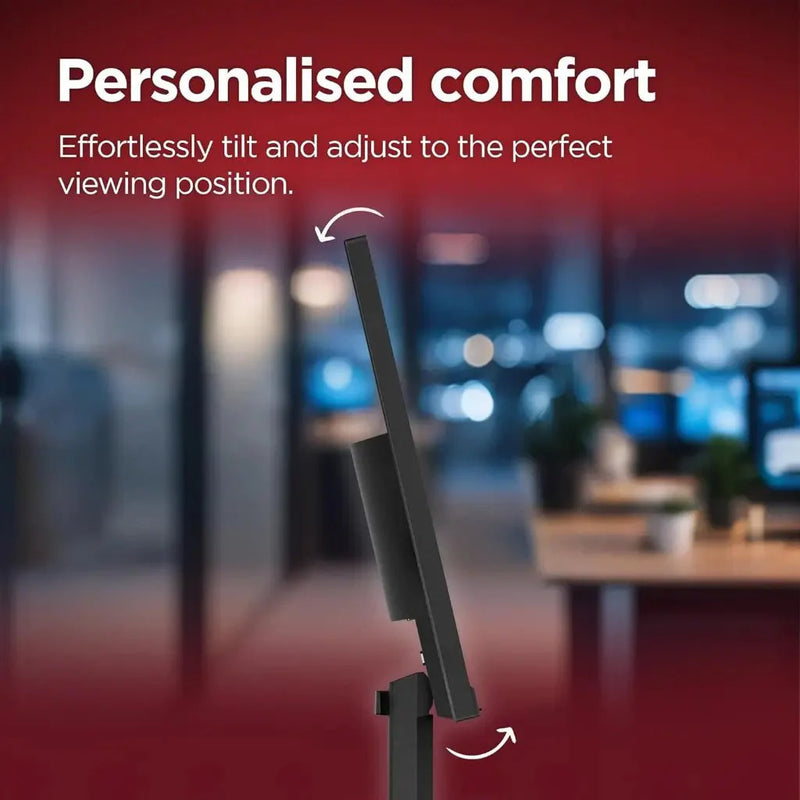Lenovo L24 ‑ 4e 23.8″ 100 Hz FHD IPS Borderless Monitor HDMI/VGA Tilt Stand - SWIFT PERIPHERALSL24-4e
