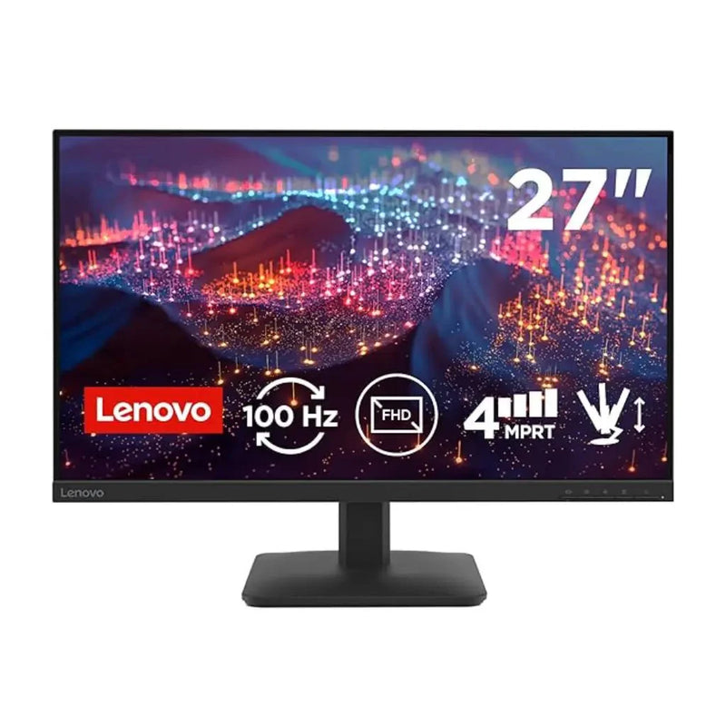 Lenovo L27‑4E 27″ 100 Hz 4 ms FHD IPS Monitor HDMI & VGA - SWIFT PERIPHERALSL27-4e