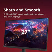 Lenovo L27‑4E 27″ 100 Hz 4 ms FHD IPS Monitor HDMI & VGA - SWIFT PERIPHERALSL27-4e