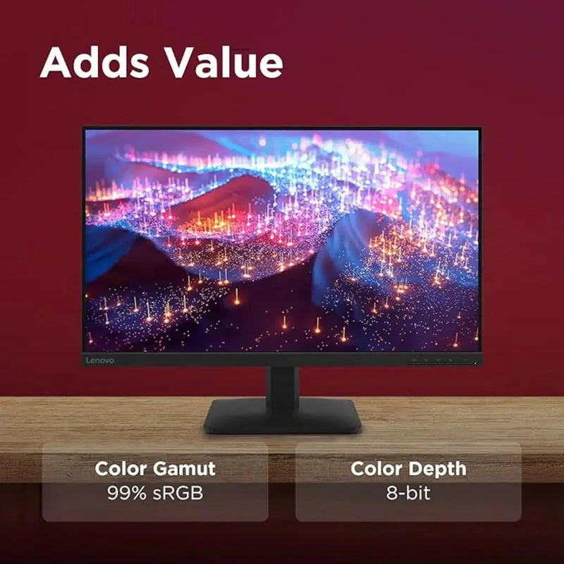 Lenovo L27‑4E 27″ 100 Hz 4 ms FHD IPS Monitor HDMI & VGA - SWIFT PERIPHERALSL27-4e