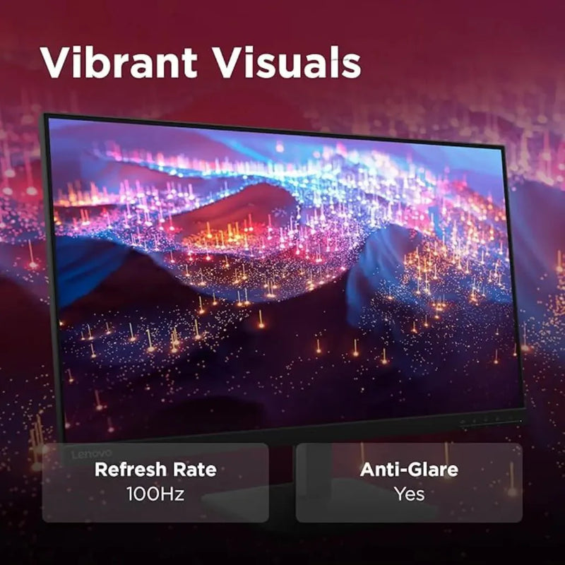 Lenovo L27‑4E 27″ 100 Hz 4 ms FHD IPS Monitor HDMI & VGA - SWIFT PERIPHERALSL27-4e
