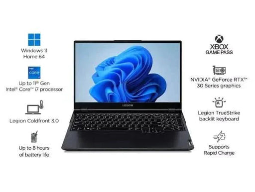 LENOVO LEGION 5 82JK00BEIN LAPTOP (11TH GEN CORE I7/ 16GB/ 512GB SSD/ WIN11/ 4GB GRAPH) - SWIFT PERIPHERALSLenovo016