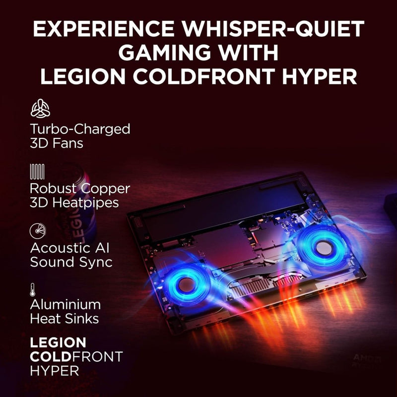 Lenovo Legion 5, AMD Ryzen 7 260, 16GB, 1TB SSD, GeForce RTX 5060 - 8GB GDDR7, 16 Inch WUXGA, Win 11, MS Office 2024, Black, 83M00074IN - SWIFT PERIPHERALS1096698
