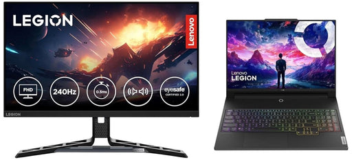 LENOVO LEGION 9 INTEL CORE I9 - 13980HX 16 INCH (40.64CM) 3.2K MINI LED 1200NITS 165HZ GAMING LAPTOP (32GB/2TB SSD/NVIDIA RTX 4090 16GB/BLACK/2.5KG), 83AG0044IN +R25F - 30 MONITOR - SWIFT PERIPHERALSLenovo001