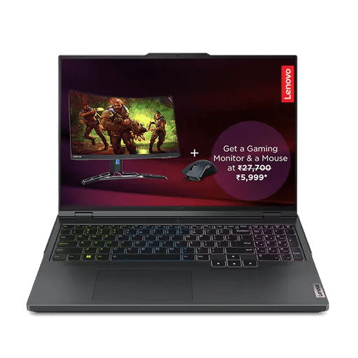 LENOVO LEGION PRO 5 83DF003NIN [CI7 - 14650HX 14TH GEN/16GB/1TB SSD/WIN11 HOME+MSO/16.0 INCH/8GB - RTX4060 GRAPHICS /1 YEAR(S)/GREY] - SWIFT PERIPHERALS1089621