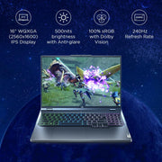 LENOVO LEGION PRO 5 AMD RYZEN 9 7945HX 16 INCH (40.64CM) WQXGA - IPS 240HZ 500NITS GAMING LAPTOP (32GB/1TB SSD/WIN 11/OFFICE 2021/NVIDIA RTX 4070 8GB/ALEXA/3 MONTH GAME PASS/ONYX GREY/2.5KG), 82WM00FFIN - SWIFT PERIPHERALS1092879