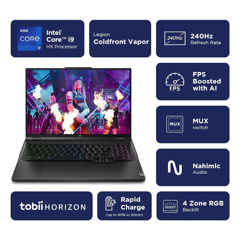 LENOVO LEGION PRO 5I 14TH GEN, 40.64CMS - INTEL I7 (ONYX GREY) - SWIFT PERIPHERALSLenovo039