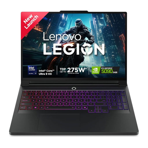LENOVO LEGION PRO 7 83F500D8IN [ULTRA9 - 275HX/64GB/1TB SSD/WIN11 HOME+MS24/16.0"/24GB - RTX5090 GRAPHICS/1 YEAR(S)/BLACK] - SWIFT PERIPHERALS1095512