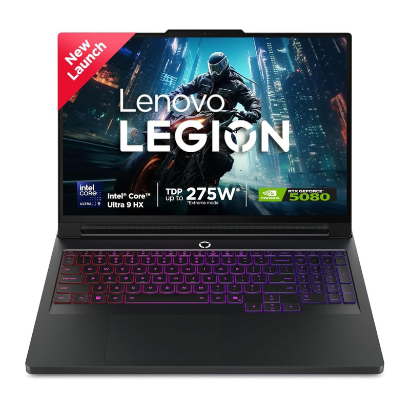 LENOVO LEGION PRO 7 83F500D9IN [ULTRA9 - 275HX/32GB/1TB SSD/WIN11 HOME+MS24/16.0"/16GB - RTX5080 GRAPHICS/1 YEAR(S)/BLACK] - SWIFT PERIPHERALS1095007
