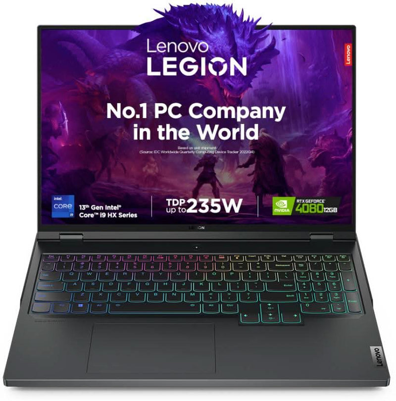 LENOVO LEGION PRO 7 INTEL CORE I9 13TH GEN 13900HX - (32 GB/1 TB SSD/WINDOWS 11 HOME/16 GB GRAPHICS/NVIDIA GEFORCE RTX 4090) 16IRX8H GAMING LAPTOP (16 INCH, ONYX GREY, 2.8 KG, WITH MS OFFICE) - SWIFT PERIPHERALSLenovo005