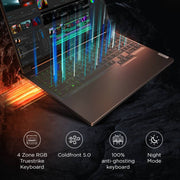 LENOVO LEGION SLIM 5 AI POWERED AMD RYZEN 7 OCTA CORE 7840HS - (16 GB/512 GB SSD/WINDOWS 11 HOME/8 GB GRAPHICS/NVIDIA GEFORCE RTX 4060) 16APH8 GAMING LAPTOP (16 INCH, STORM GREY, 2.4 KG, WITH MS OFFICE) - SWIFT PERIPHERALSLenovo100