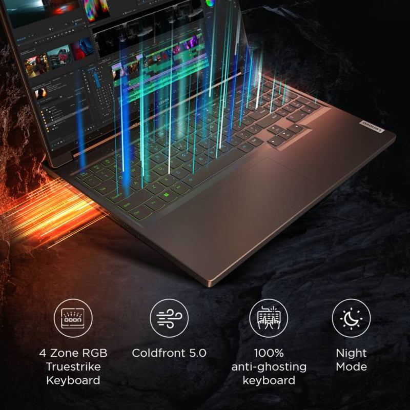 LENOVO LEGION SLIM 5 AI POWERED AMD RYZEN 7 OCTA CORE 7840HS - (16 GB/512 GB SSD/WINDOWS 11 HOME/8 GB GRAPHICS/NVIDIA GEFORCE RTX 4060) 16APH8 GAMING LAPTOP (16 INCH, STORM GREY, 2.4 KG, WITH MS OFFICE) - SWIFT PERIPHERALSLenovo100