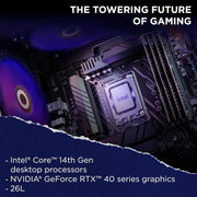LENOVO LEGION TOWER 5 GAMING DESKTOP (INTEL CORE I9 - 14900F/32GB/1TB SSD/WIN11/NVIDIA RTX 4070 TI SUPER 16GB/LEGION COLDFRONT 2.0 COOLING/12 ARGB LIGHTING EFFECT/TRANSPARENT SIDE PANEL), 90UU00SYIN - SWIFT PERIPHERALS90UU00SYIN