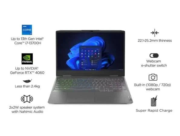 LENOVO LOQ 12TH GEN, 39.62CMS - INTEL I5 (STORM GREY) - SWIFT PERIPHERALSLenovo103