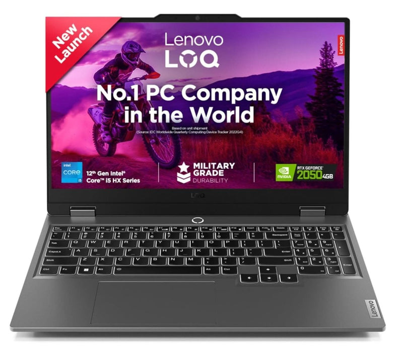 LENOVO LOQ 2024 12TH GEN CORE I5 - 12450HX | NVIDIA RTX 3050 6GB (24GB RAM/512GB SSD/15.6 INCH (39.6CM)/WINDOWS 11/OFFICE HOME 2024/100% SRGB/3 MON. GAME PASS/GREY/2.4KG), 83GS00LFIN GAMING LAPTOP - SWIFT PERIPHERALSLenovo117