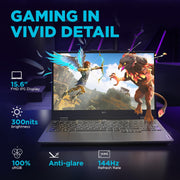 LENOVO LOQ 2024 12TH GEN INTEL CORE I5 - 12450HX 15.6 INCH (39.6CM) 144HZ 300NITS FHD IPS GAMING LAPTOP (16GB/512GB SSD/NVIDIA RTX 3050 6GB GRAPHICS/WIN 11/NON - MSO/3 MON. GAME PASS/GREY/2.4KG), 83GS003NIN - SWIFT PERIPHERALSLenovo114