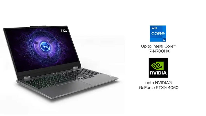 LENOVO LOQ 83DV00L9IN [CI5 - 13450HX 13TH GEN/24GB/512GB SSD/WIN11 HOME+MSO/15.6 INCH/6GB - RTX4050 GRAPHICS /1 YEAR(S)/GREY] - SWIFT PERIPHERALS1090027