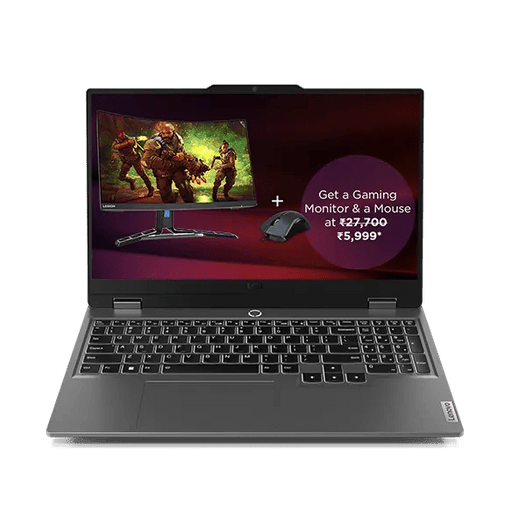 LENOVO LOQ 83DV00MLIN [CI7 - 13650HX 13TH GEN/24GB/512GB SSD/WIN11 HOME+MSO/15.6 INCH/8GB - RTX4060 GRAPHICS /1 YEAR(S)/GREY] - SWIFT PERIPHERALS1089444