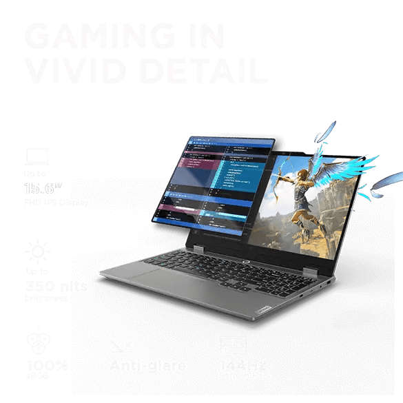 LENOVO LOQ 83DV01A9IN [CI5 - 13450HX/16GB/512GB SSD/WIN11 HOME+MS24/15.6"/6GB - RTX3050 GRAPHICS/1 YEAR(S)/GREY] - SWIFT PERIPHERALS1095972