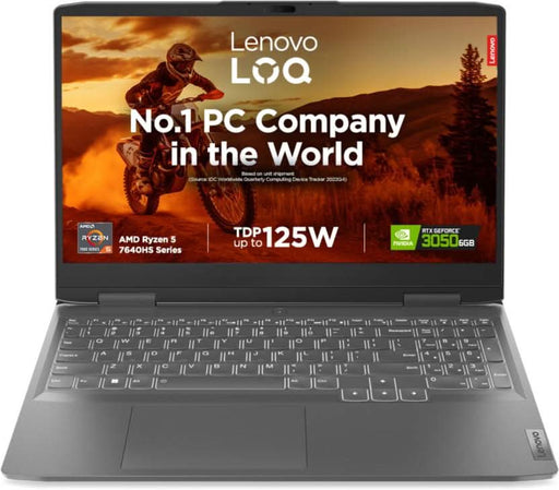 LENOVO LOQ AMD RYZEN 5 HEXA CORE 7640HS - (16 GB/512 GB SSD/WINDOWS 11 HOME/6 GB GRAPHICS/NVIDIA GEFORCE RTX 3050) 15APH8 GAMING LAPTOP (15.6 INCH, STORM GREY, 2.4 KG, WITH MS OFFICE),82XT00EEIN - SWIFT PERIPHERALSLenovo108