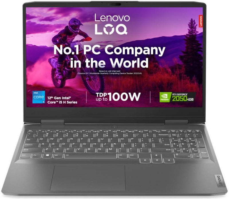 LENOVO LOQ INTEL CORE I5 12TH GEN 12450H - (16 GB/512 GB SSD/WINDOWS 11 HOME/4 GB GRAPHICS/NVIDIA GEFORCE RTX 2050) LOQ 15IRH8D1 GAMING LAPTOP (15.6 INCH, STORM GREY, 2.4 KG, WITH MS OFFICE) - SWIFT PERIPHERALSLenovo104