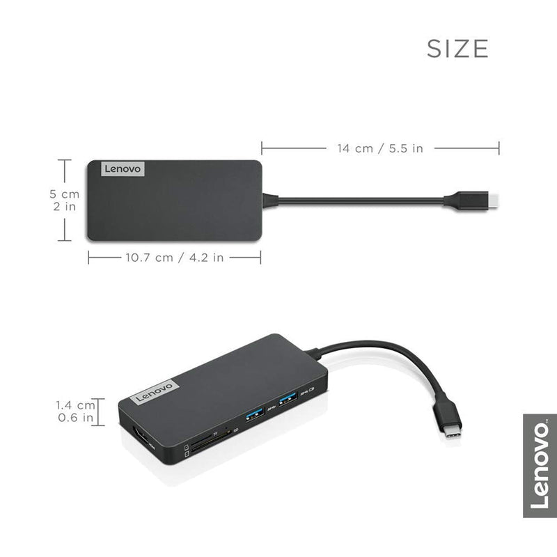 Lenovo USB Type C 7 - in - 1 Hub Docking Station with HDMI 1.4 and USB 3.0 - SWIFT PERIPHERALS4X90V55523