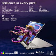 LENOVO YOGA 7 2 - IN - 1 INTEL EVO CORE ULTRA 5 226V (16GB RAM/1TB SSD/14 (35.5CM)/WUXGA OLED/COPILOT+ PC/WINDOWS 11/OFFICE HOME 2024/YOGA PEN/1YR ADP/SEASHELL/1.38KG), 83JQ000XIN CONVERTIBLE LAPTOP - SWIFT PERIPHERALS83JQ000XIN