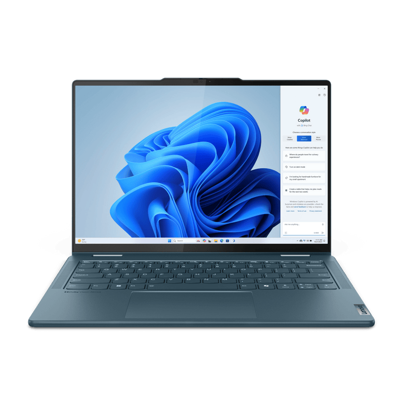 LENOVO YOGA 7 2IN1 83DJ006YIN [ULTRA7 - 155H 14TH GEN/16GB/1TB SSD/WIN11 HOME+MSO/14.0 INCH TOUCH/INTEGRATED GRAPHICS /1 YEAR(S)/TIDEAL TEAL] - SWIFT PERIPHERALS1091613