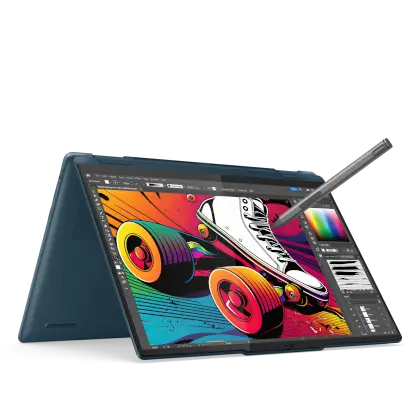 Lenovo Yoga 7i 2 - in - 1 Intel Core Ultra 5 125H, 16GB, 1TB SSD, Integrated Intel Arc Graphics, 14 Inch WUXGA, Win 11 Home, MS Office 2024, Tidal Teal, 83DJ00FVIN - SWIFT PERIPHERALS1095906