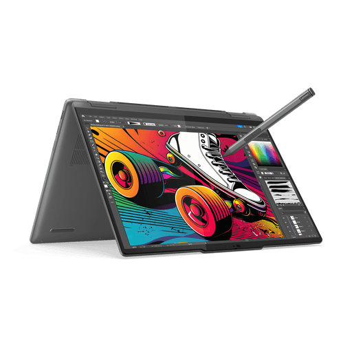 LENOVO YOGA 7I 83DJ00AMIN [ULTRA5 - 125H 14TH GEN/16GB/512GB SSD/WIN11 HOME+MSO/14.0 INCH TOUCH/INTEGRATED GRAPHICS /1 YEAR(S)/GREY] - SWIFT PERIPHERALS1090931