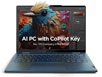 LENOVO YOGA 7I (83DJ00DGIN) LAPTOP (CORE ULTRA 5 125/16 GB/1 TB SSD/WINDOWS 11) 14" WUXGA (1920X1200) OLED OFFICE HOME 2024 INTEL ARC GRAPHICS - SWIFT PERIPHERALS1093715