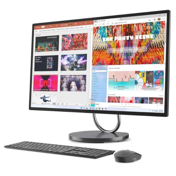 LENOVO YOGA AIO 9 INTEL I9 - 13900H UHD IPS 3 - SIDE EDGELESS ALL - IN - ONE DESKTOP (32GB/1TB SSD/RTX 4050/WIN11/OFFICE 21/5WX2 WOOFER/ALEXA/5.0MP + IR CAMERA/WIRELESS KEYBOARD & MOUSE), F0HJ0035IN - SWIFT PERIPHERALSF0HJ0035IN