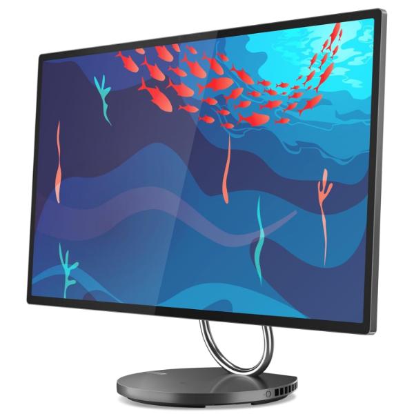 LENOVO YOGA AIO 9 INTEL I9 - 13900H UHD IPS 3 - SIDE EDGELESS ALL - IN - ONE DESKTOP (32GB/1TB SSD/RTX 4050/WIN11/OFFICE 21/5WX2 WOOFER/ALEXA/5.0MP + IR CAMERA/WIRELESS KEYBOARD & MOUSE), F0HJ0035IN - SWIFT PERIPHERALSF0HJ0035IN