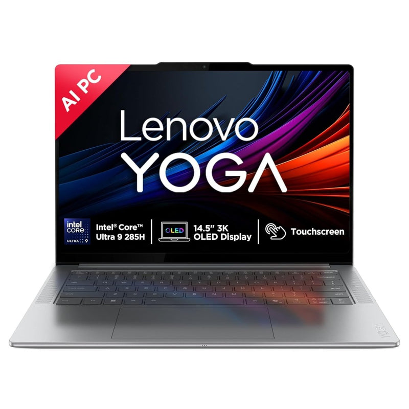 LENOVO YOGA PRO 7 AURA EDITION INTEL EVO CORE ULTRA 9 285H (32GB RAM/1TB SSD/14.5" (36.8CM)/3K OLED TOUCHSCREEN/AI PC/COPILOT+ PC/WINDOWS 11/OFFICE HOME 2024 AI NOW/GREY/1.5KG), 83KF001LIN - SWIFT PERIPHERALS83KF001LIN