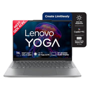 LENOVO YOGA SLIM 7 AURA EDITION INTEL CORE ULTRA 5 226V,COPILOT+ AI PC(16GB RAM/1TB SSD/14(35.5CM)/WUXGA OLED/40 TOPS/WINDOWS 11/OFFICE HOME 2024/1YR ADP FREE/GREY/1.19KG), 83JX005FIN AI LAPTOP - SWIFT PERIPHERALS83JX005FIN