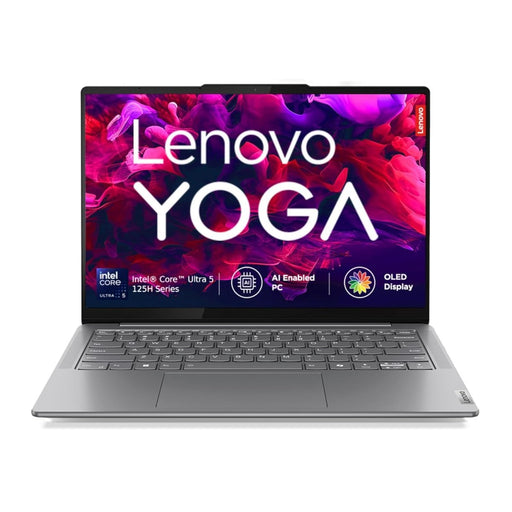 LENOVO YOGA SLIM 7 INTEL CORE ULTRA 5 125H 14"(35.5CM) WUXGA - OLED 400NITS LAPTOP (16GB RAM/1TB SSD/AI PC/2WX4 SPEAKERS/WINDOWS 11/OFFICE HOME 2024/1YR ADP FREE/GREY/1.39KG), 83CV008LIN - SWIFT PERIPHERALS1094667