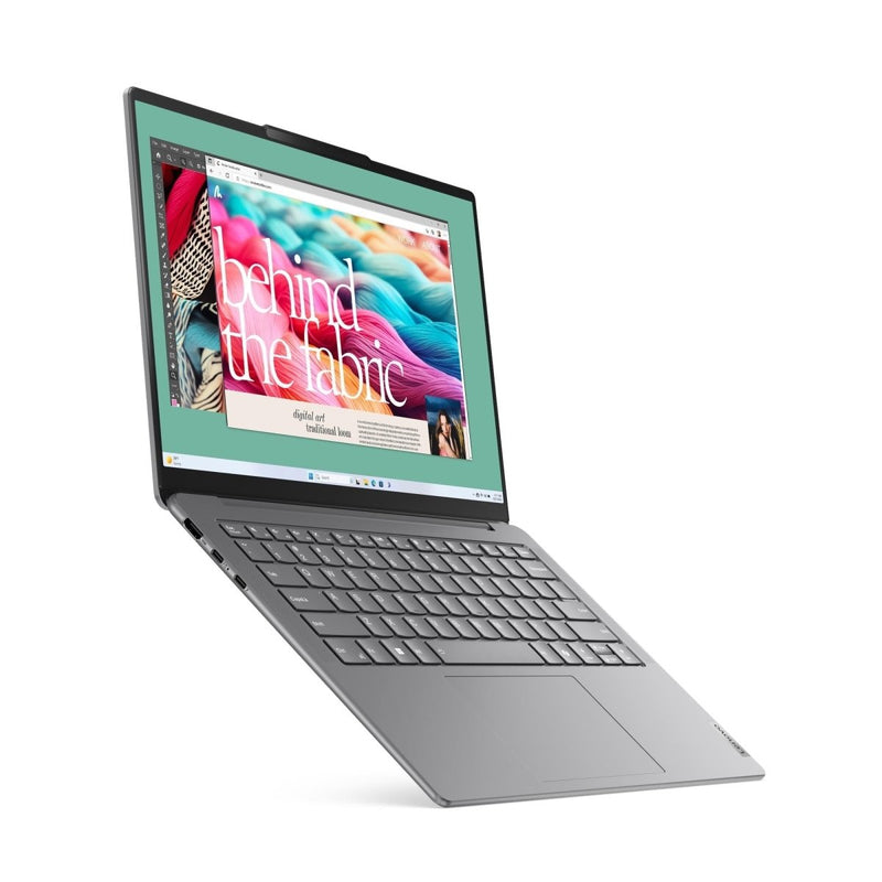 LENOVO YOGA SLIM 7 INTEL CORE ULTRA 7 155H 14"(35.5CM) WUXGA - OLED 400NITS LAPTOP (32GB RAM/1TB SSD/AI PC/2WX4 SPEAKERS/WINDOWS 11/OFFICE HOME 2024/1YR ADP FREE/GREY/1.39KG), 83CV00D3IN - SWIFT PERIPHERALS1095513